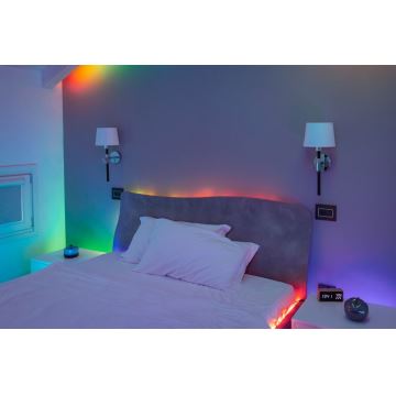 Twinkly TWL100ADP-B - LED strip m. RGB-farver forlængerdel LINE 100xLED 1,5 m Wi-Fi