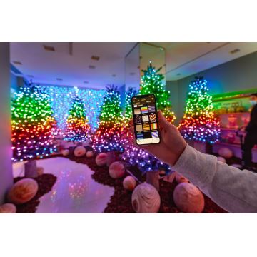Twinkly - LED RGB Dæmpbar udendørs julekæde STRINGS 100xLED 11,5 m IP44 Wi-Fi