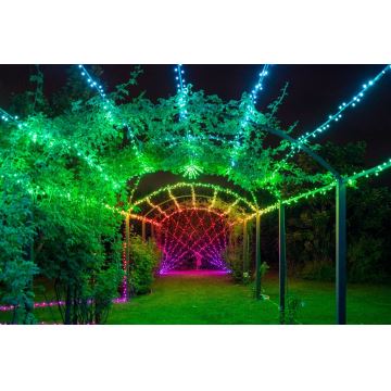 Twinkly - LED RGB Dæmpbar udendørs julekæde STRINGS 250xLED 23,5 m IP44 Wi-Fi