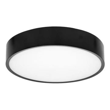 Udendørs LED loftlampe med sensor MARTIN LED/25W/230V 3000/4000K diameter 35 cm IP65 sort