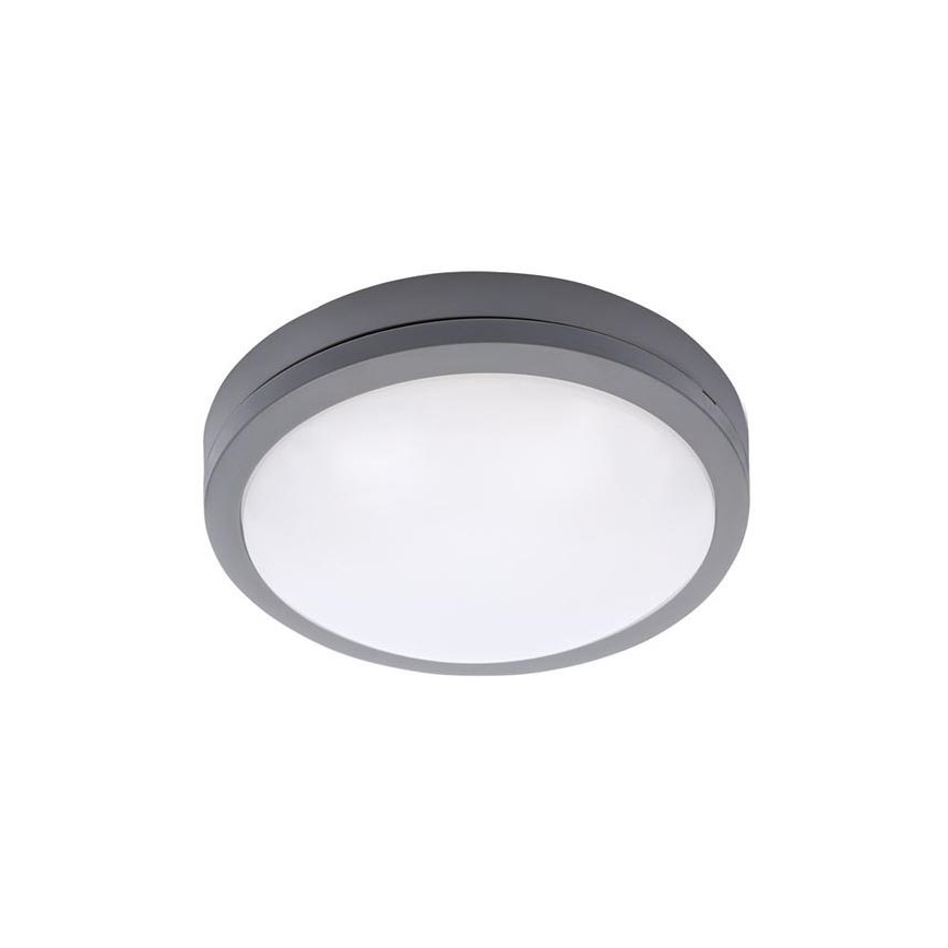 Udendørs LED loftlampe SIENA LED/20W/230V IP54 diameter 23 cm antracit