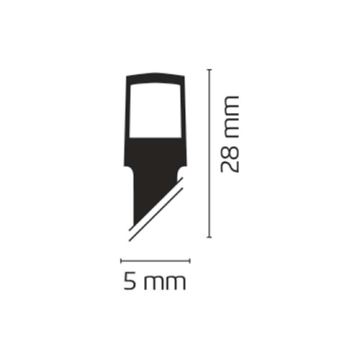 Udendørs LED lyskæde CHAIN 180xLED/8 funktioner 8 m IP44 kold hvid