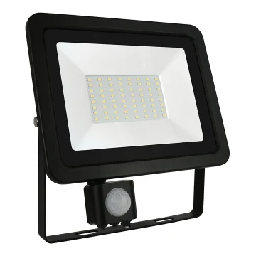 Udendørs LED projektør med sensor NOCTIS LUX 3 LED/50W/230V 3000K IP44 sort