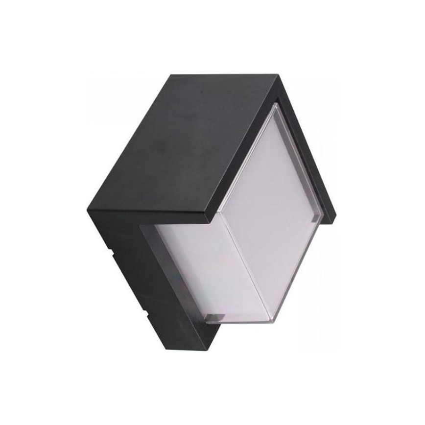 Udendørs LED væglampe LED/12W/230V 3000K IP65 sort