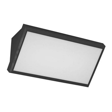 Udendørs LED væglampe LED/12W/230V 3000K IP65 sort