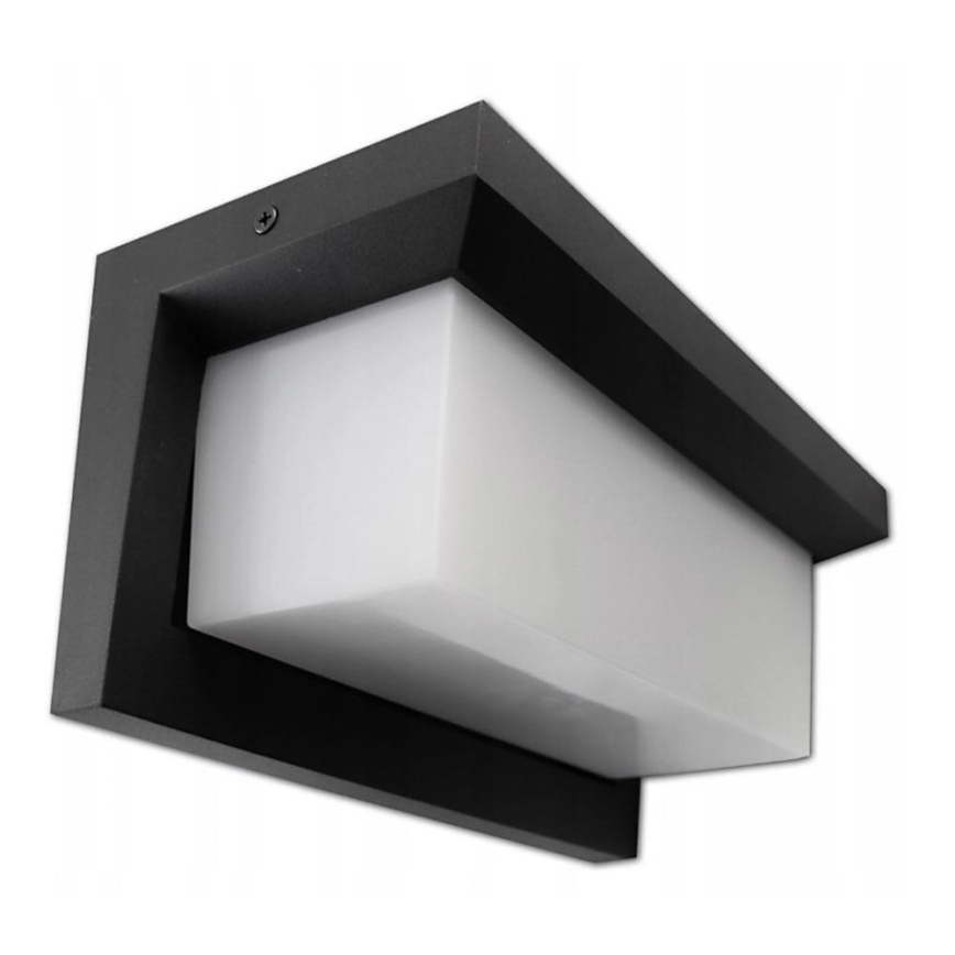 Udendørs LED væglampe LED/12W/230V IP54 sort
