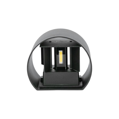 Udendørs LED væglampe LED/6W/230V 3000K IP65 sort