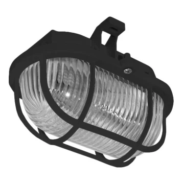 Udendørs loftlampe OVAL 1xE27/60W/230V IP44