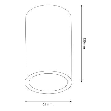 Udendørs spotlampe ATLANTA 1xGU10/10W/230V IP54 sort