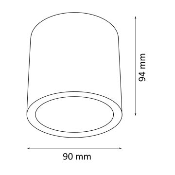 Udendørs spotlampe OHIO 1xGU10/10W/230V IP54 sort