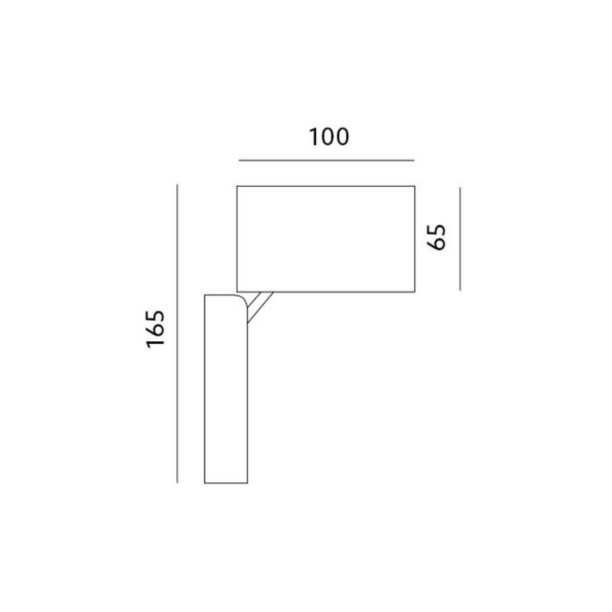 Udendørs væglampe 1xGU10/35W/230V IP44 sort