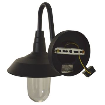 Udendørs væglampe NILDA 1xE27/60W/230V IP44 sort