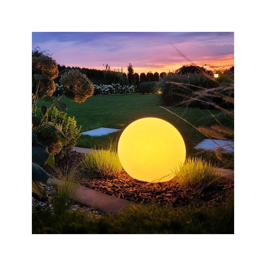 Udendørslampe GLOBO 1xE27/60W/230V diameter 30 cm IP44