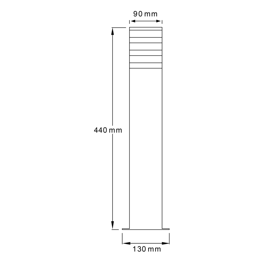 Udendørslampe TEKSAS E27/12W/230V IP44 44 cm