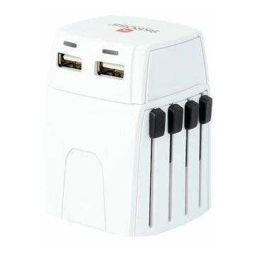 Universel USB rejseadapter 230V