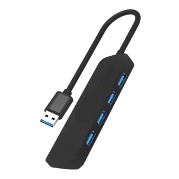 USB-hub 4xUSB-A 3.0 sort