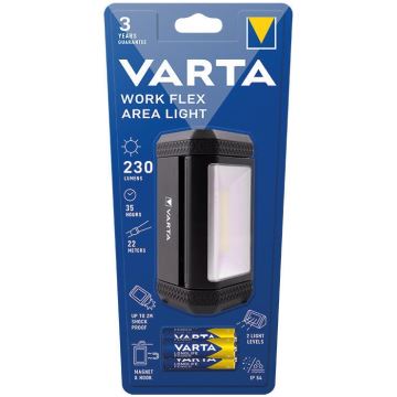 Varta 17648101421 - LED Lommelygte WORK FLEX AREA LIGHT LED/3xAA IP54