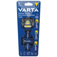 Varta 18648101421 - LED pandelampe med sensor dæmpbar WORK FLEX LED/3xAAA IP54