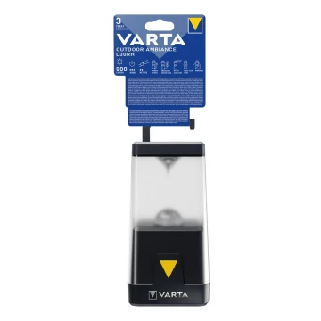 Varta 18666101111 - LED campinglampe dæmpbar OUTDOOR AMBIANCE LED/3xAA