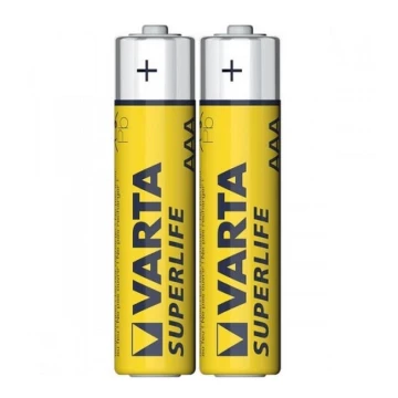 Varta 2003 - 2 stk. Zink-carbon batteri SUPERLIFE AAA 1,5V