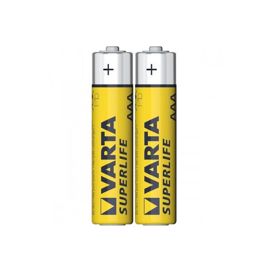Varta 2003 - 2 stk. Zink-carbon batteri SUPERLIFE AAA 1,5V