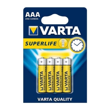 Varta 2003 - 4 stk. Zink-carbon batteri SUPERLIFE AAA 1,5V