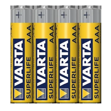 Varta 2003101304 - 4 stk. Zink-carbon-batteri SUPERLIFE AAA 1,5V