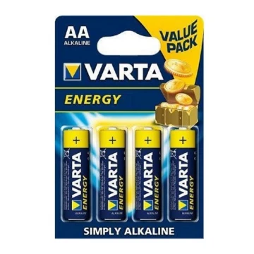 Varta 4106 - 4 stk. Alkalisk batteri ENERGY AA 1,5V