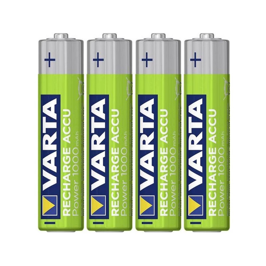 Varta 5703301404 - 4 stk. Genopladeligt batteri RECHARGE  AAA 1,2V