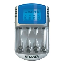 Varta 57070 - Batterioplader LCD 4xAA/AAA 100-240V/12V/5V