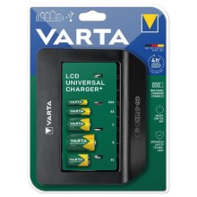 Varta 57688101401 - Universal LCD batterioplader 230V