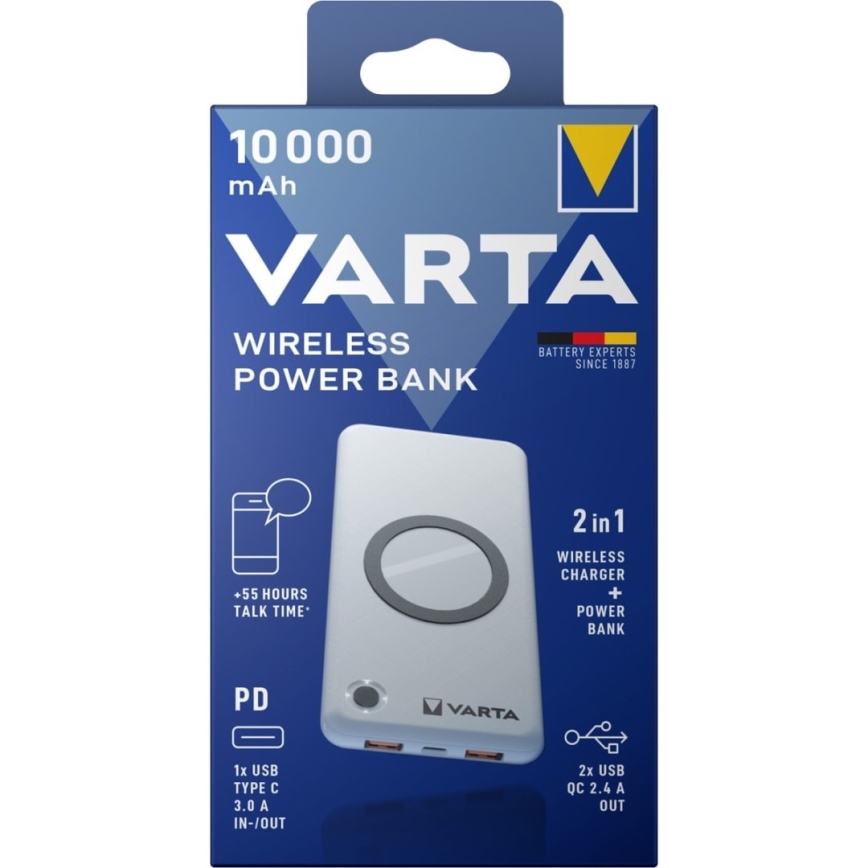 Varta 57913101111 - Powerbank ENERGY 10000mAh/3x2,4V