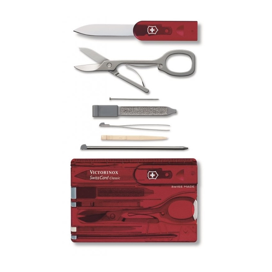 Victorinox - Multifunktionelt sæt 10 funktioner rød