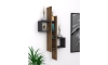 Væghylde EMSE 108x53,8 cm brun/antracitgrå