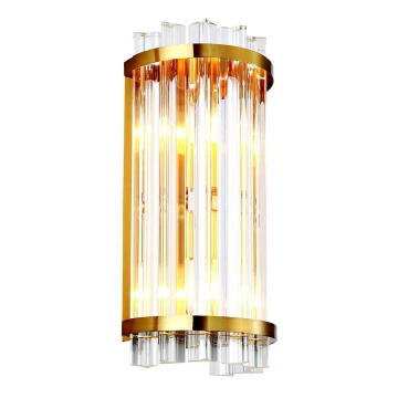 Væglampe 2xE14/7W/230V guldfarvet