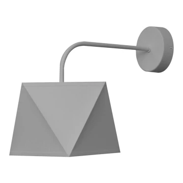 Væglampe ADAMANT 1xE27/60W/230V grå