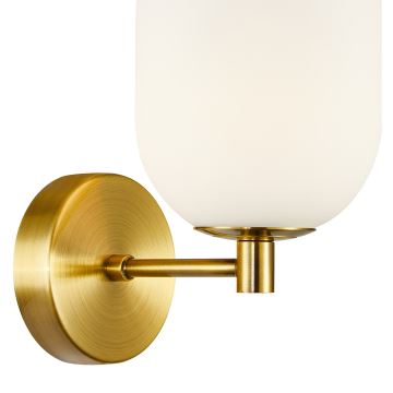 Væglampe ALIAS 1xE14/40W/230V guldfarvet