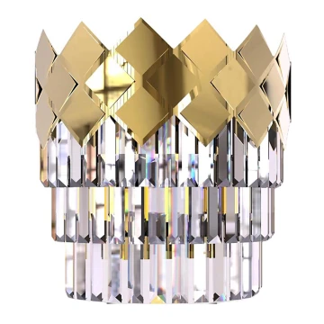 Væglampe CARISMA 2xE14/40W/230V guldfarvet
