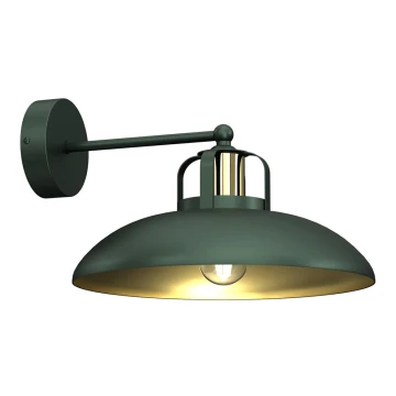 Væglampe FELIX 1xE27/60W/230V grøn