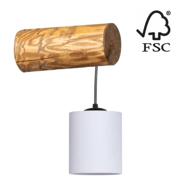 Væglampe FORESTA 1xE27/25W/230V fyrretræ - FSC-certificeret