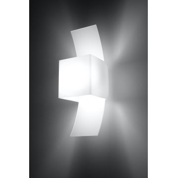 Væglampe LIMA 1xG9/40W/230V hvid