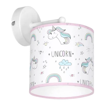 Væglampe til børn UNICORN 1xE27/60W/230V