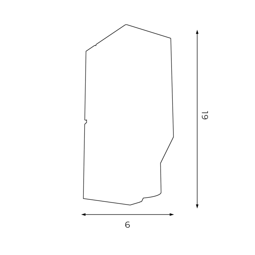 Væglampe WALL 1xGU10/8W/230V hvid/kobberfarvet