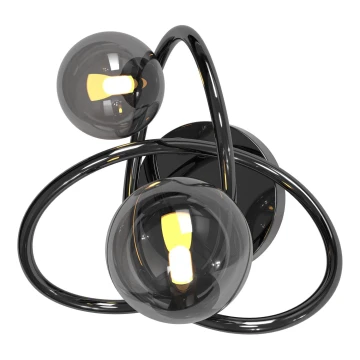 Wofi 4014-205 - LED væglampe NANCY 2xG9/3,5W/230V sort krom