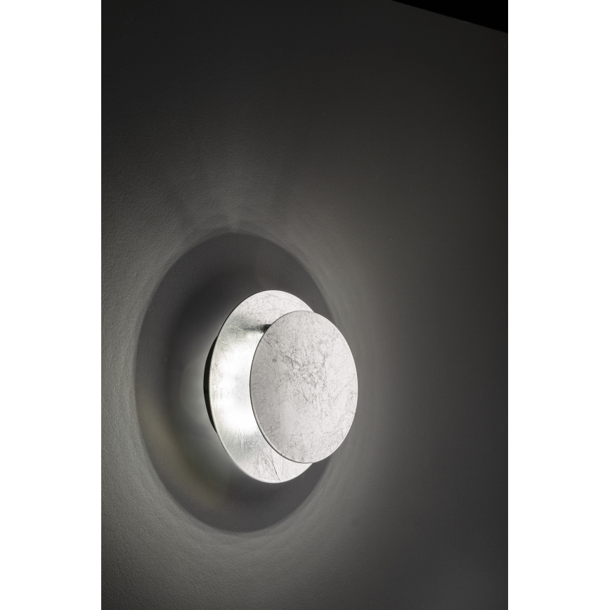 Wofi 4048-303R - LED væglampe BAYONNE LED/6,5W/230V sølvfarvet