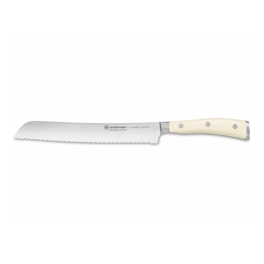 Wüsthof - Brødkniv CLASSIC IKON 20 cm cremefarvet