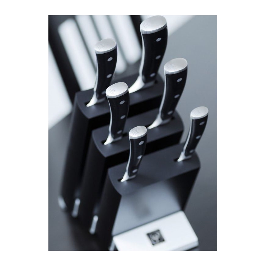 Wüsthof - Køkkenknive i knivblok 7 dele CLASSIC IKON sort