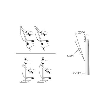 Wüsthof - Slibestål 23 cm