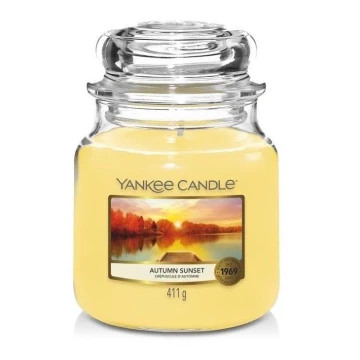 Yankee Candle - Duftlys AUTUMN SUNSET 411g 65-75 timer