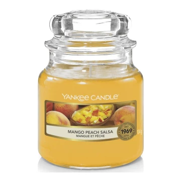 Yankee Candle - Duftlys MANGO PEACH SALSA lille 104g 20-30 timer